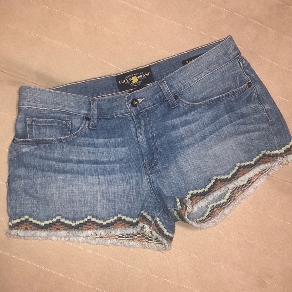 Lucky Brand Jeans Light Wash Denim Shorts